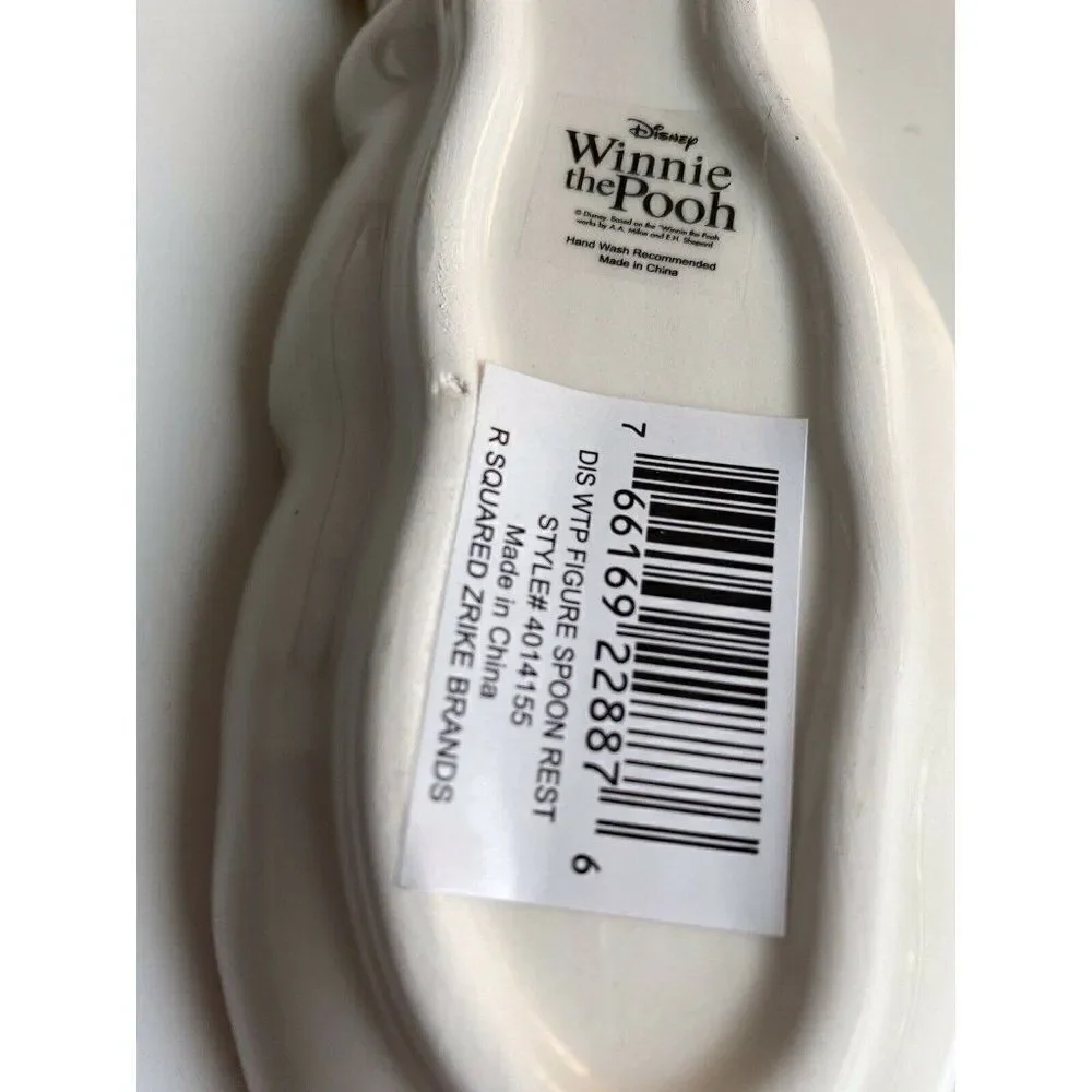 Disney Winnie The Pooh Figure Spoon Rest Utensil Kitchen Ceramic NEW‎